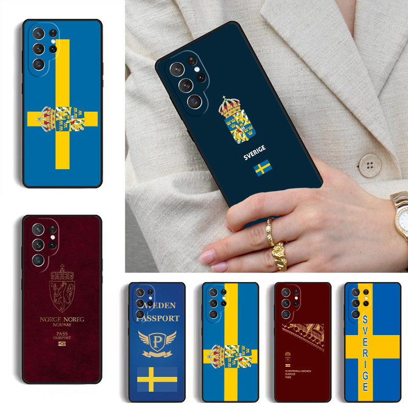 Phone Cases Sweden - Sweden Passport Phone Case for Samsung