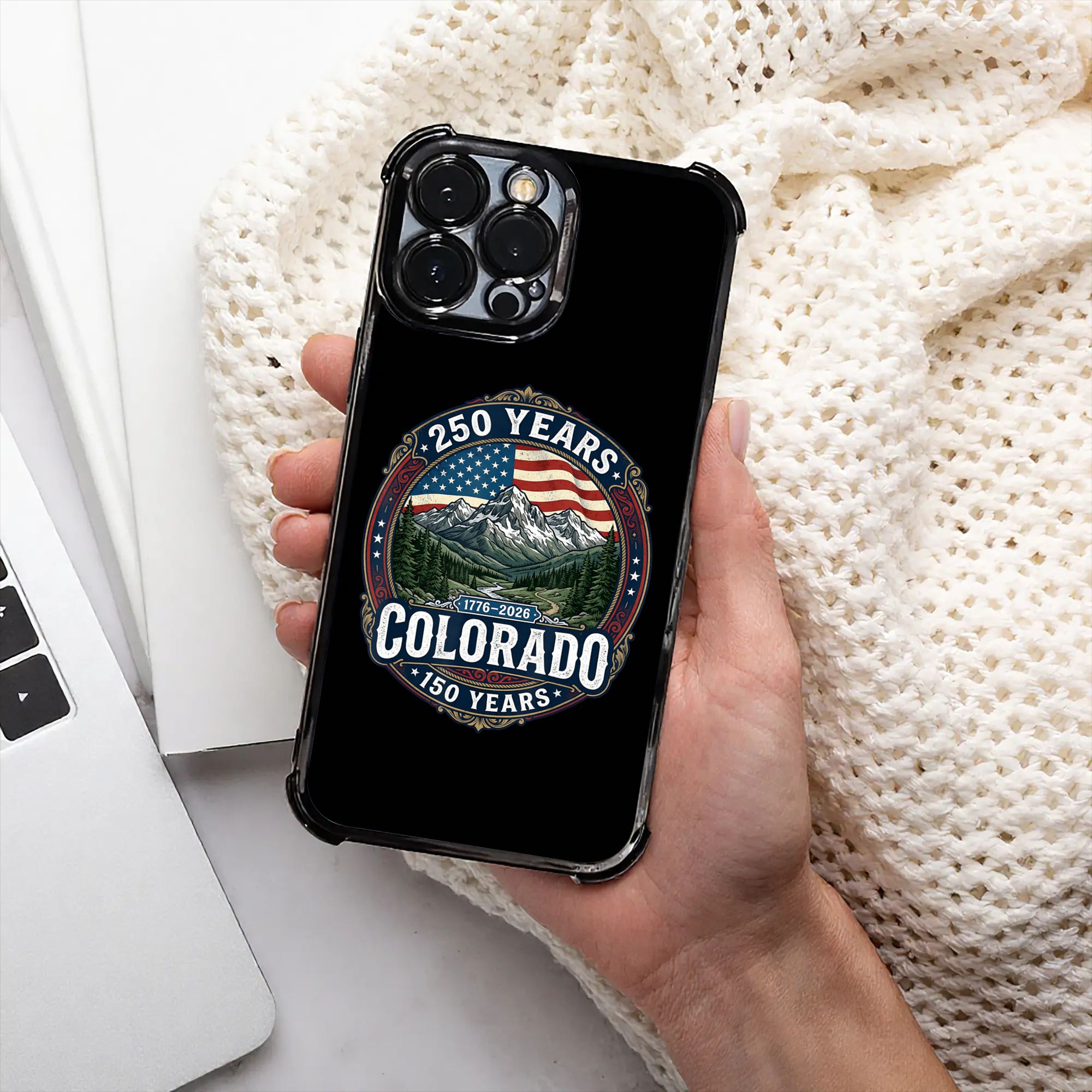 Phone Cases Usa - Colorado 150th Anniversary 250th USA Flag