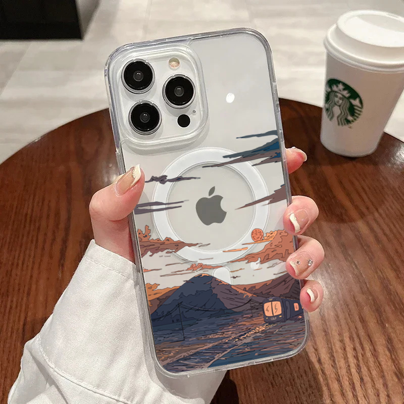 Phone Cases Trendy - Sunset Pattern Fashion Phone Case For