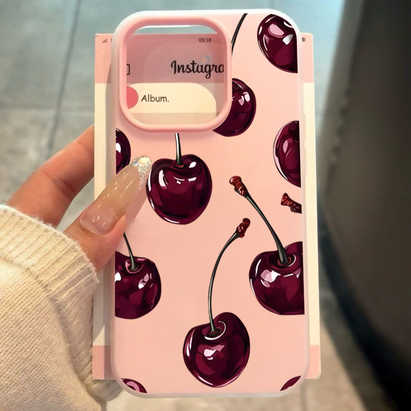 Red Cherry Jelly Phone Case Fo - Phone Cases Red review and price