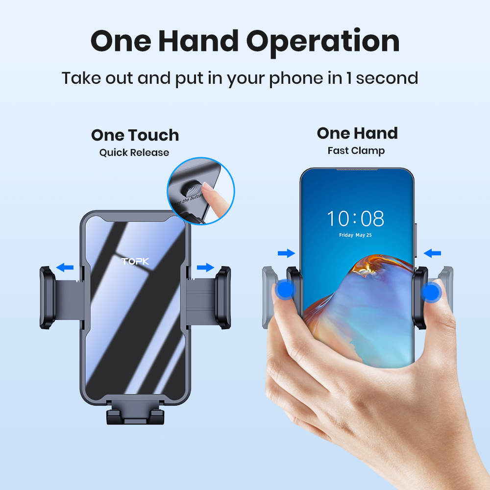 TOPK Car Phone Holder Air Vent - Phone Cases Heavy Duty review and price