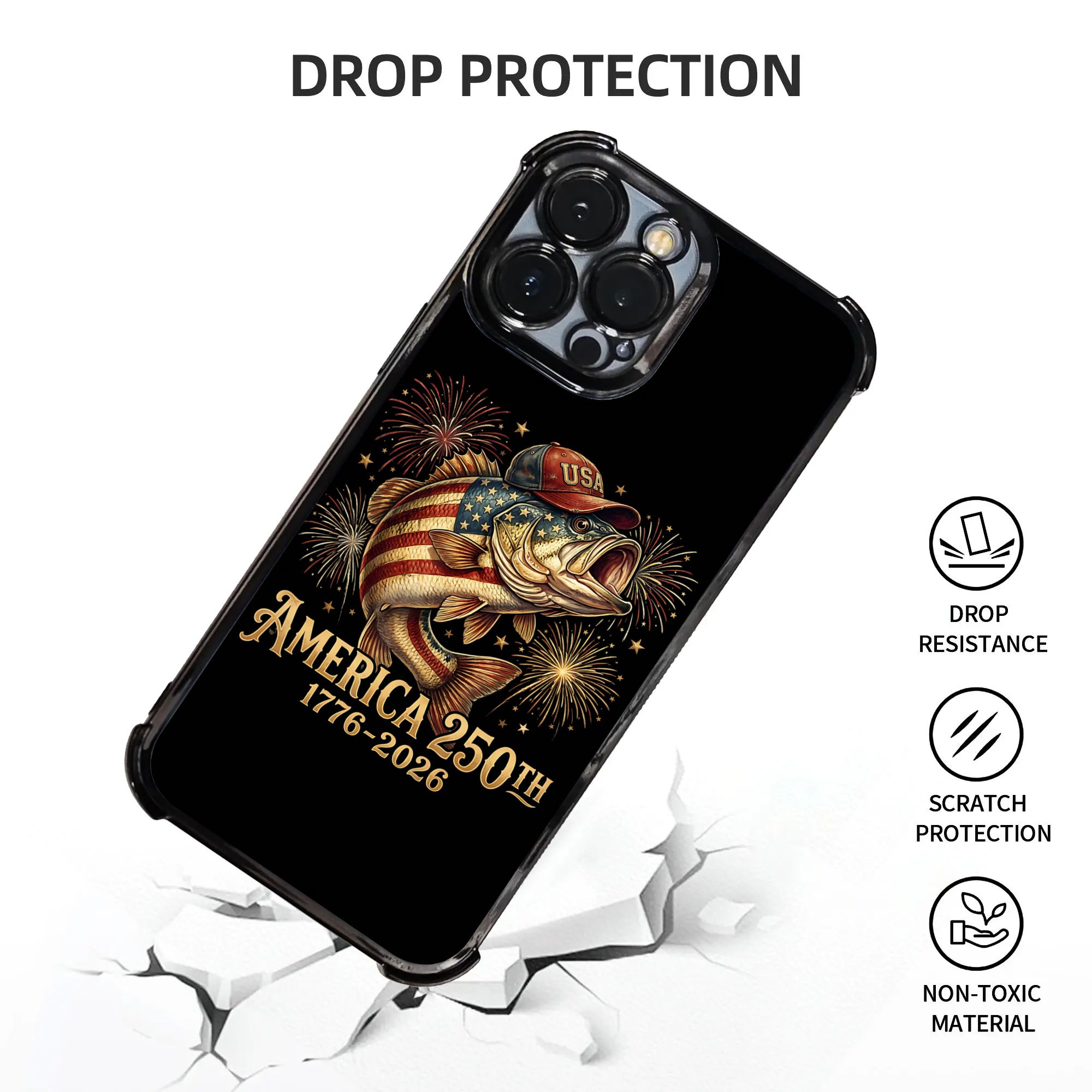 Bass Fishing 250th Anniversary - Phone Cases Usa review and price
