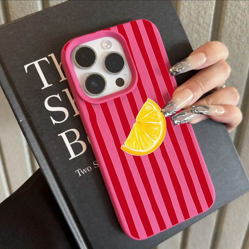 Fashion Lemon Pattern TPU Sili - Phone Cases Trendy review and price