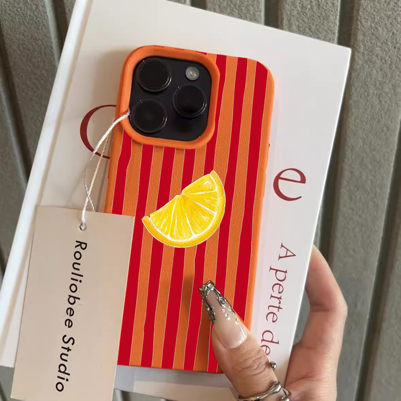 Fashion Lemon Pattern TPU Sili - Phone Cases Trendy review and price