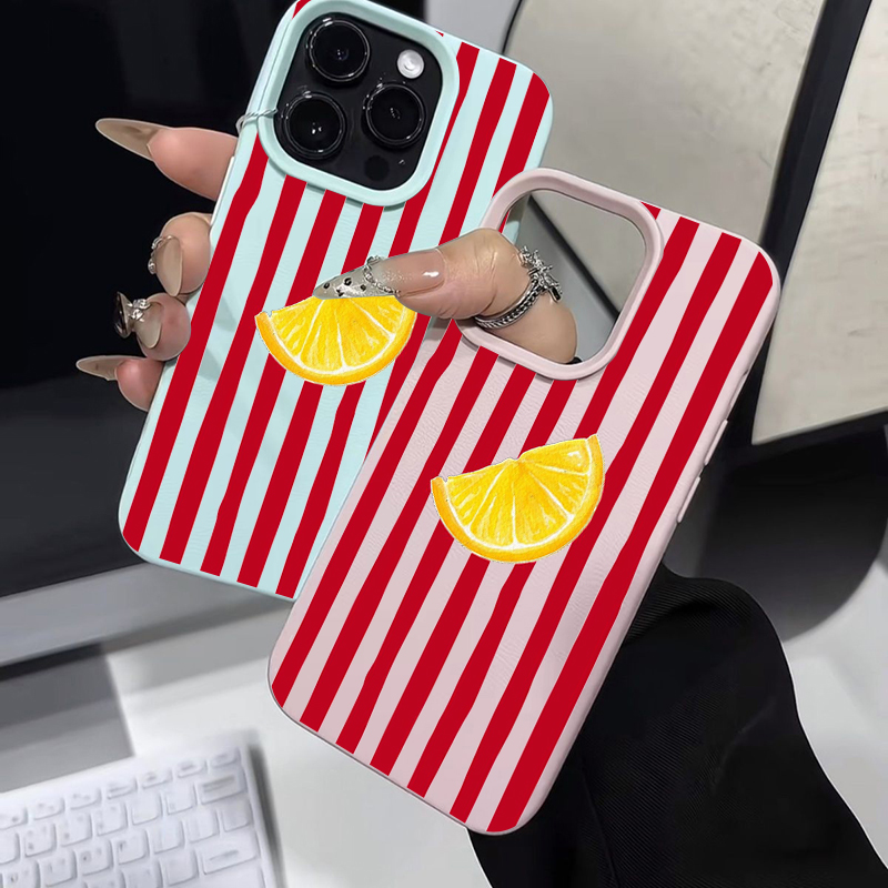 Fashion Lemon Pattern TPU Sili - Phone Cases Trendy review and price