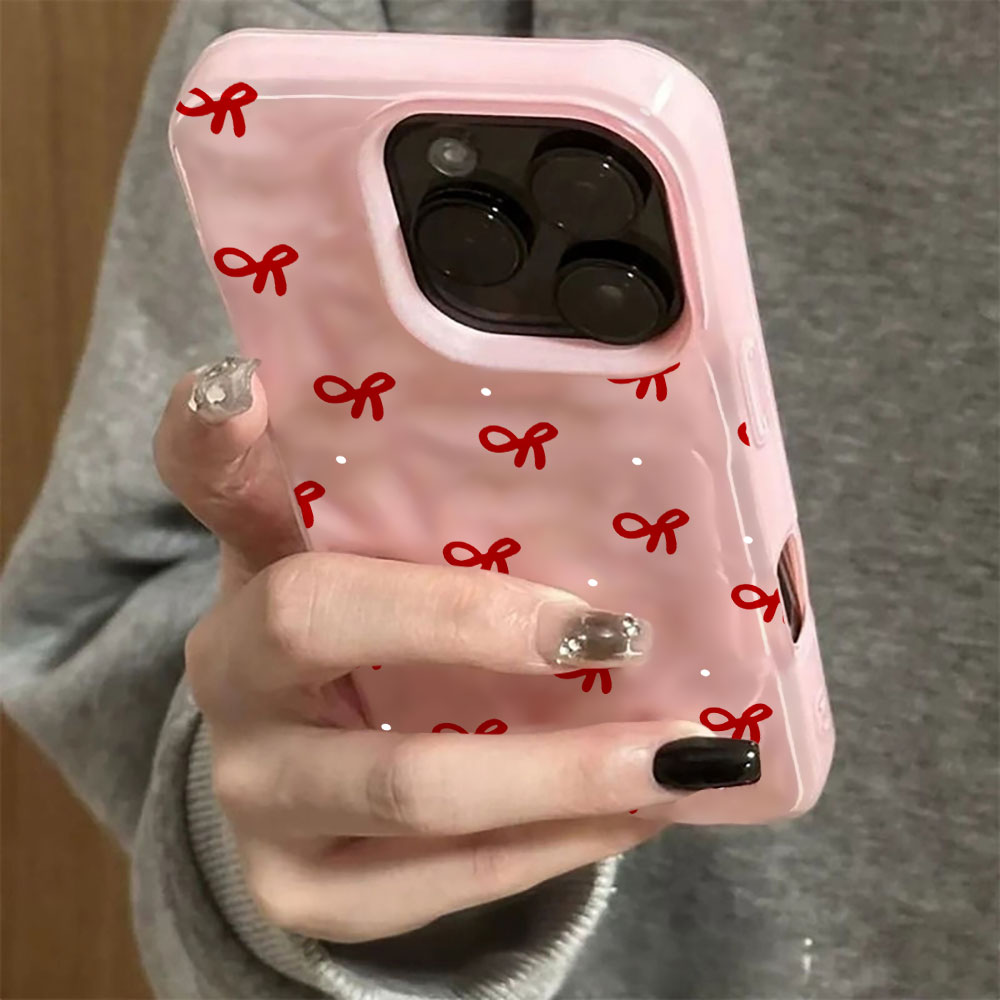 3D Water Ripple Red Heart Prin - Phone Cases Red review and price