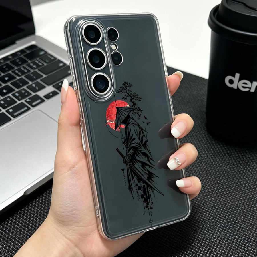 Samurai With Red Sun Print Cas - Phone Cases Red review and price