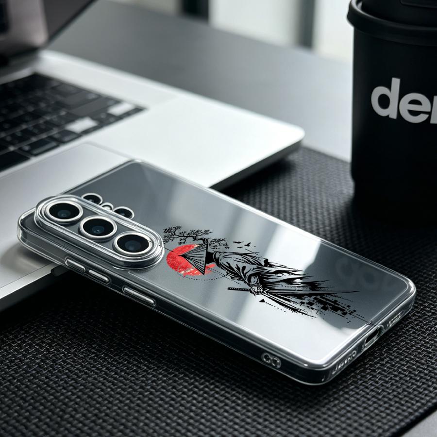 Samurai With Red Sun Print Cas - Phone Cases Red review and price