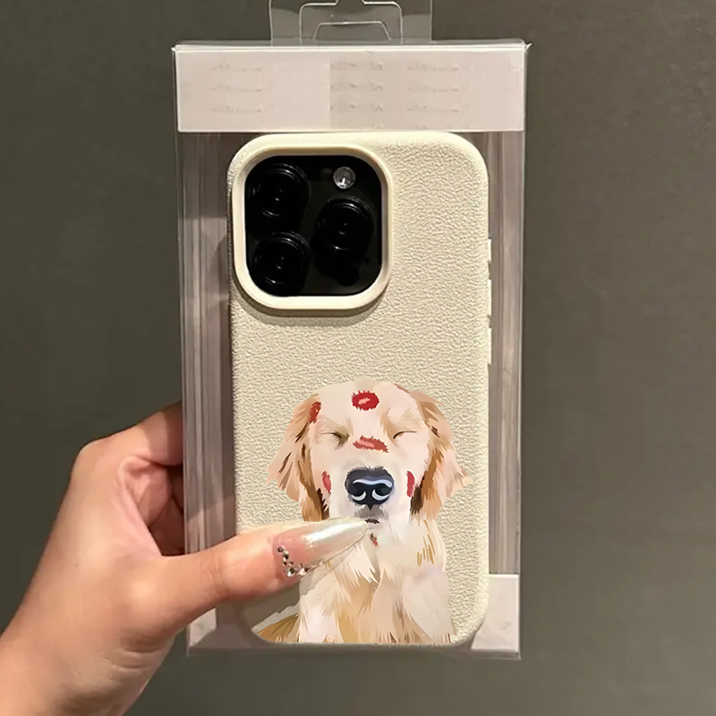 Cute Golden Retriever Red Lip  - Phone Cases Red review and price