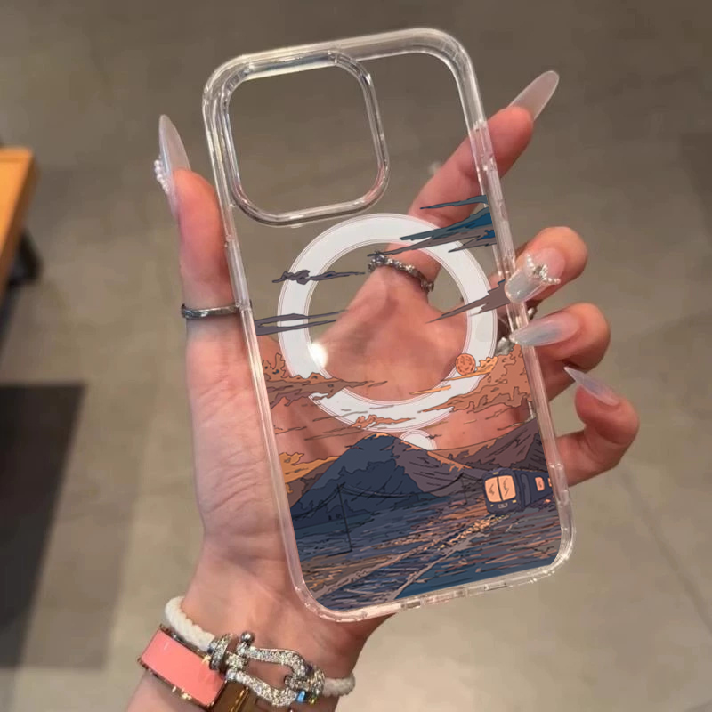 Sunset Pattern Fashion Phone C - Phone Cases Trendy review and price