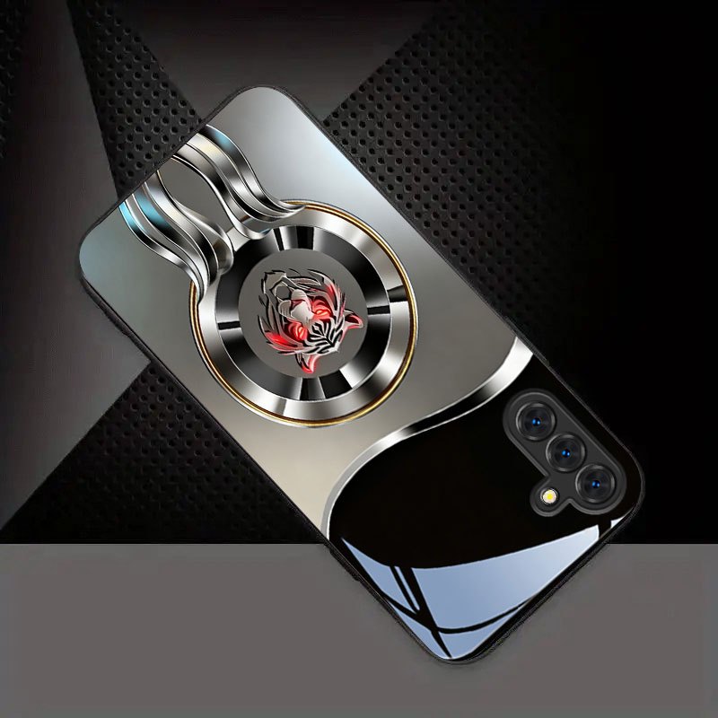 Gold circle red eye tiger logo - Phone Cases Red review and price